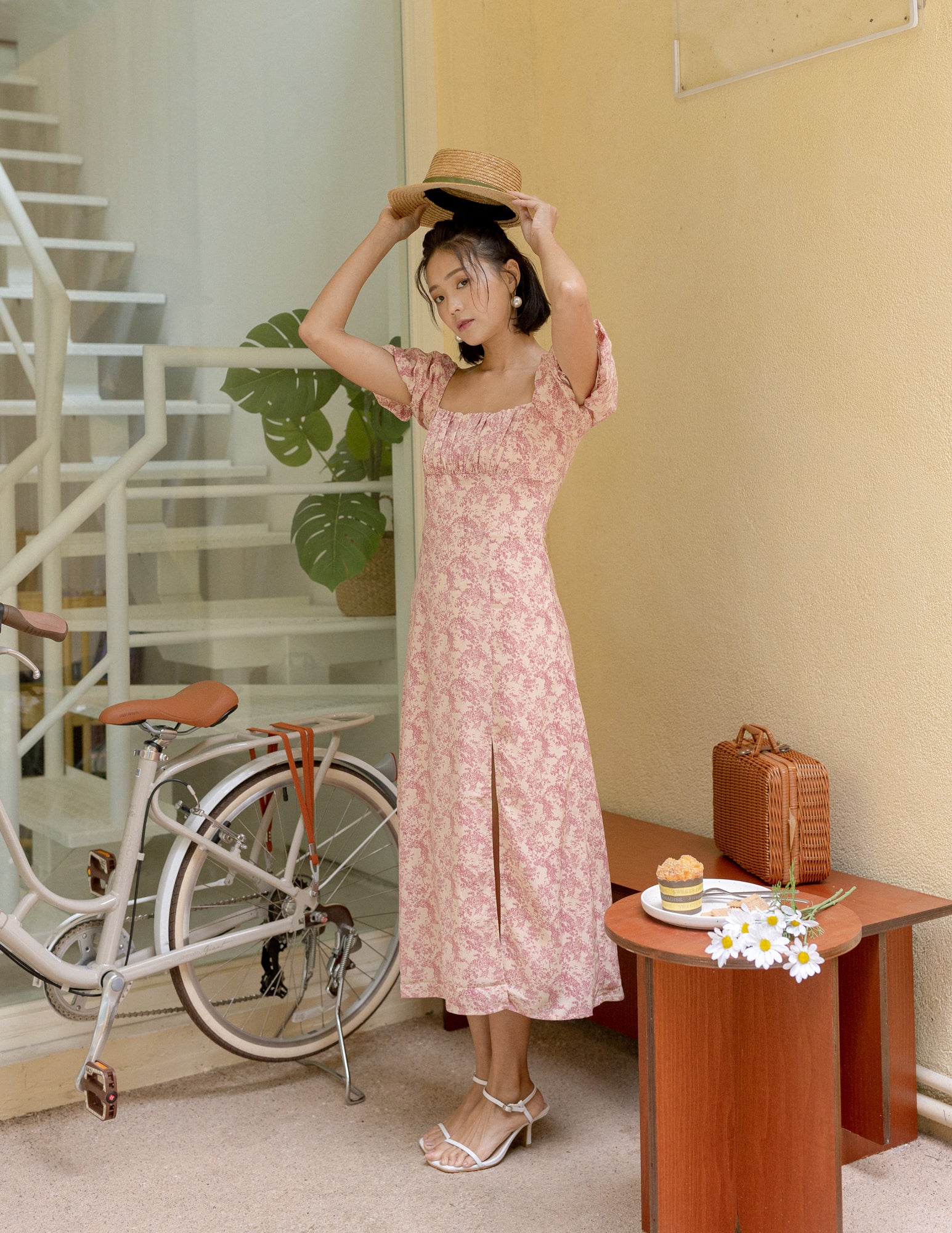 Rosalina Dress in Pink Floral