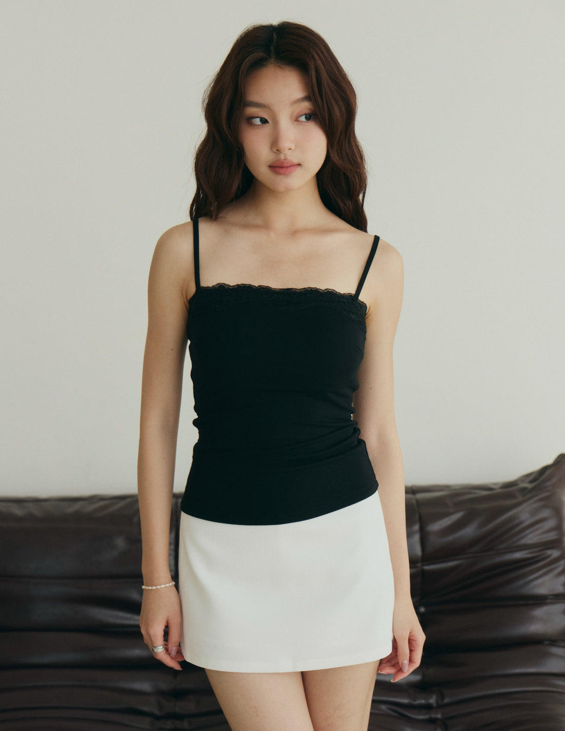 Dani Mini Skorts in White