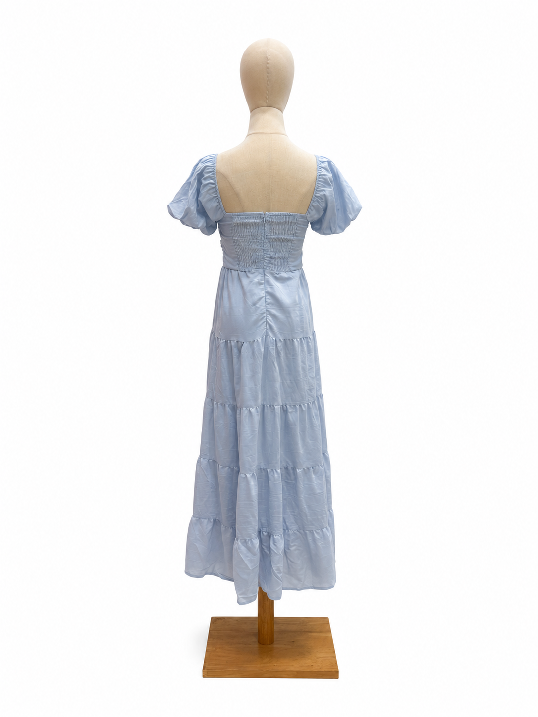 *PO* Lynette Padded Maxi Dress in Powder Blue