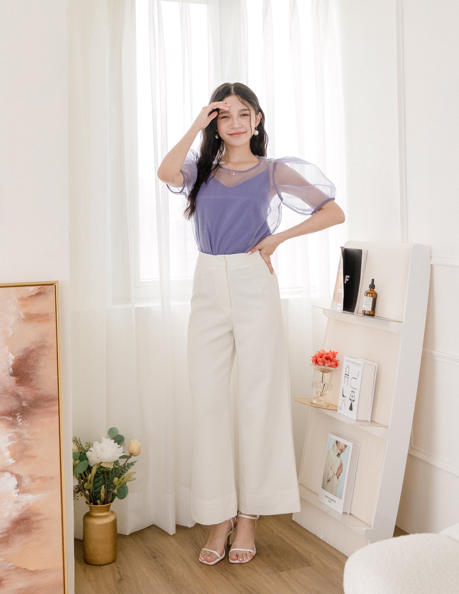 Maisie Pants in White
