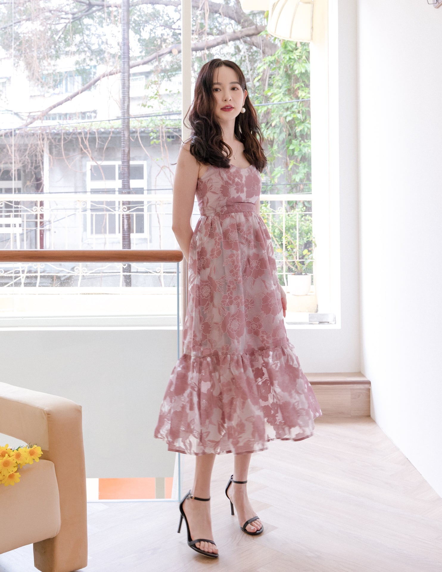 Charlotte Dress in Rose