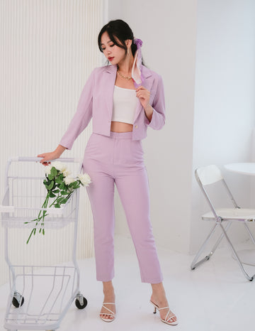 Kaci Pants in Lilac Pink