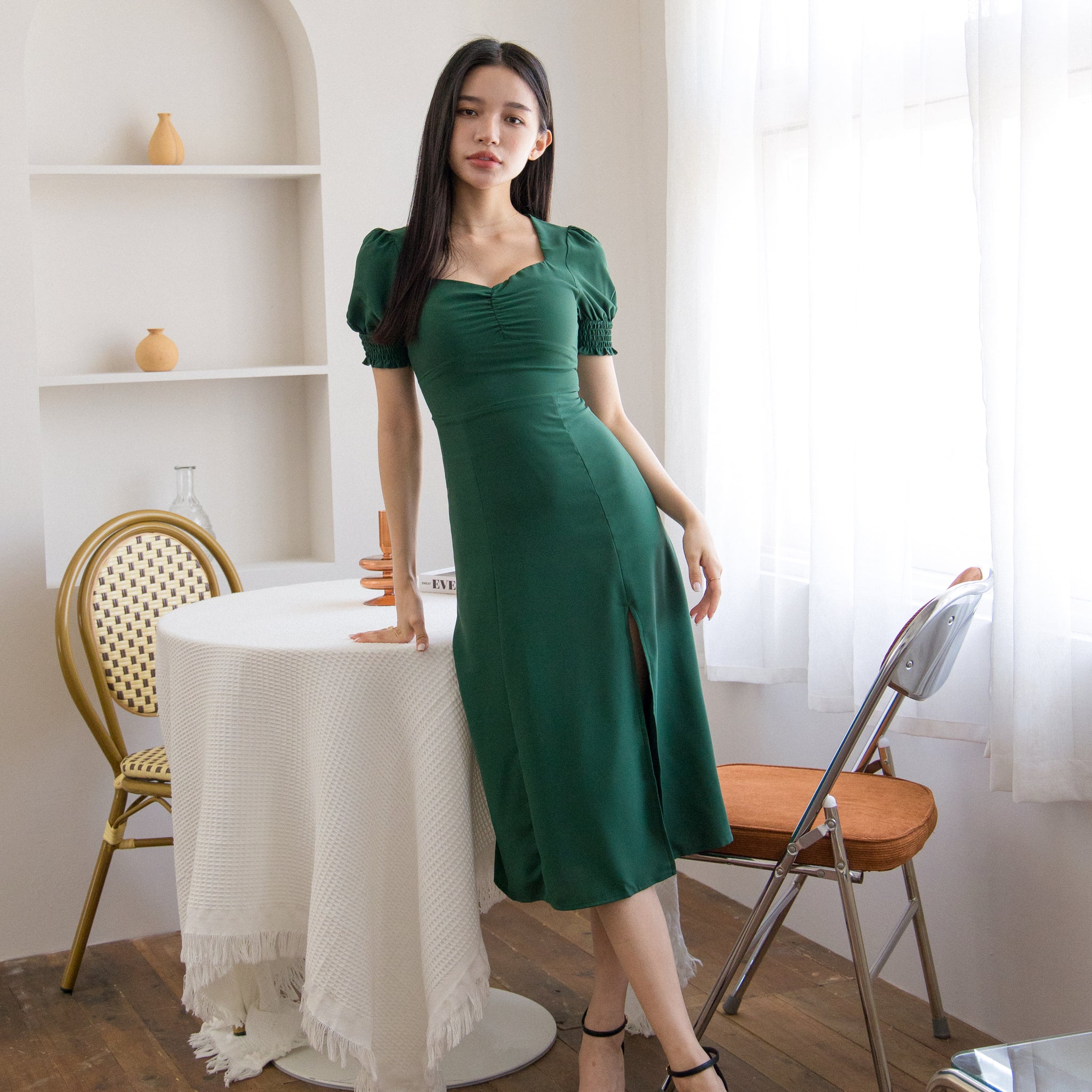 Dixie Dress V.2 in Forest