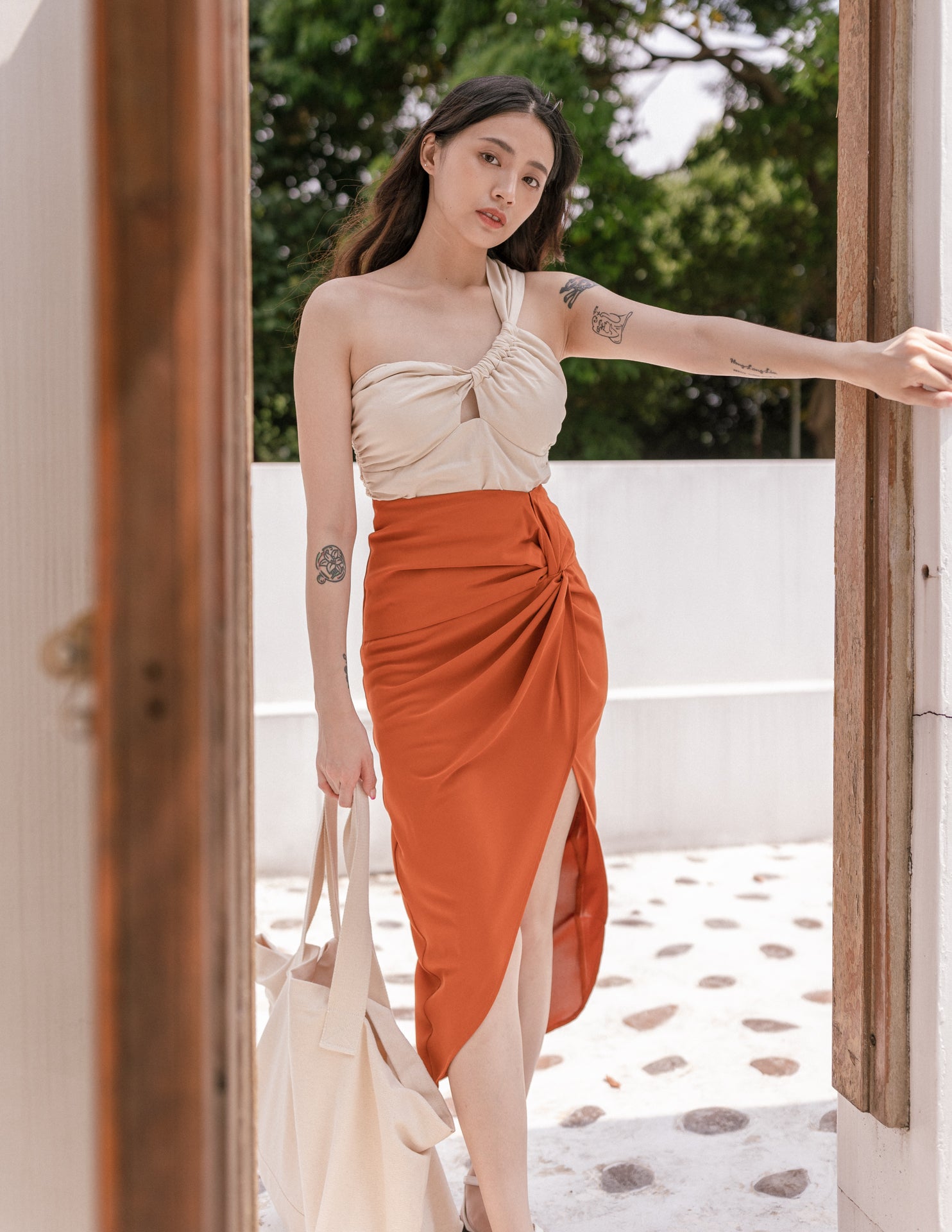 Maribel Skirt in Terracotta