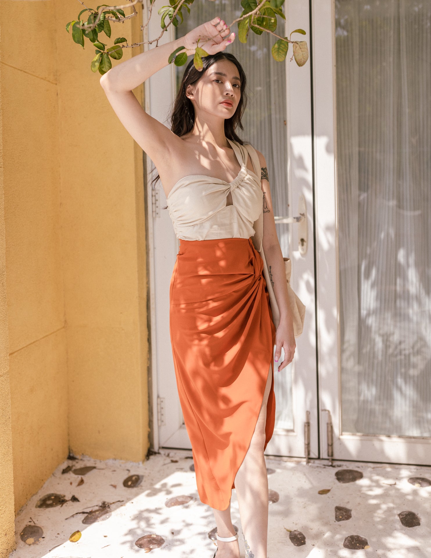 Maribel Skirt in Terracotta