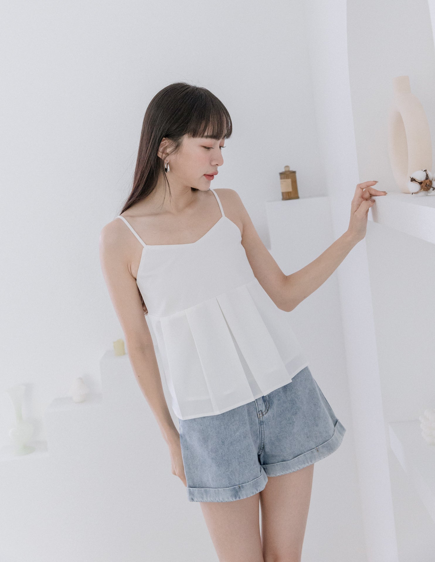 Emry Top in White