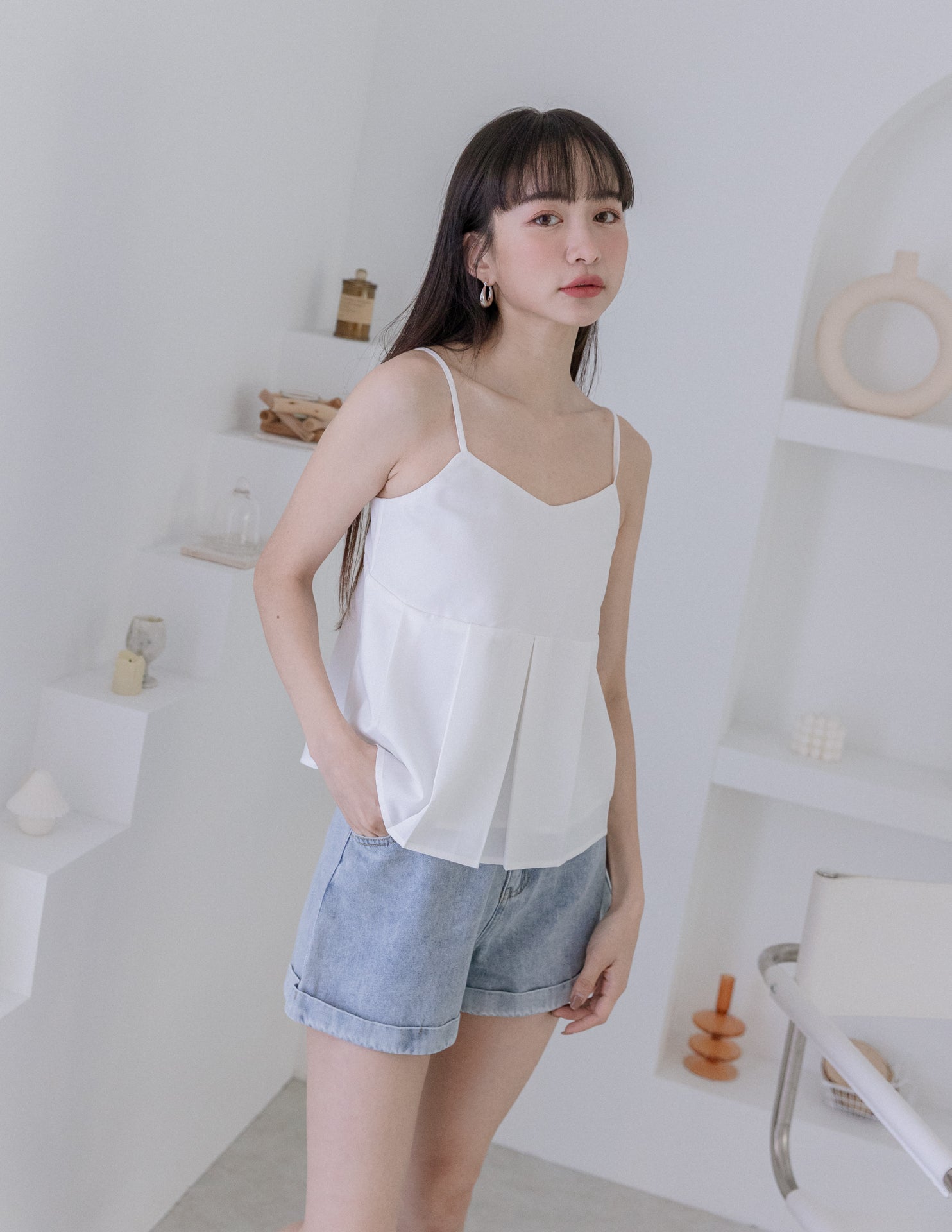 Emry Top in White