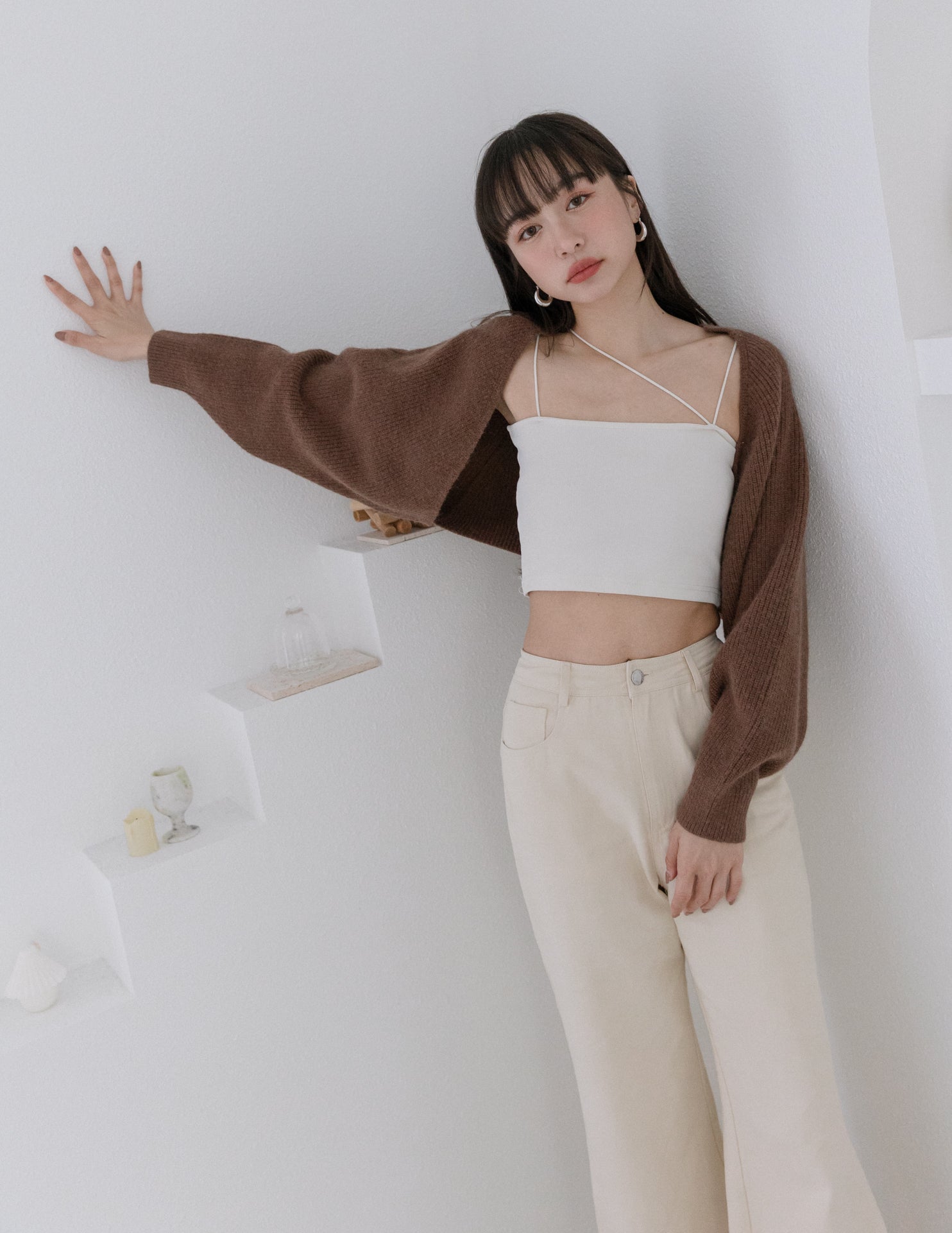 Connie Cardigan in Brown
