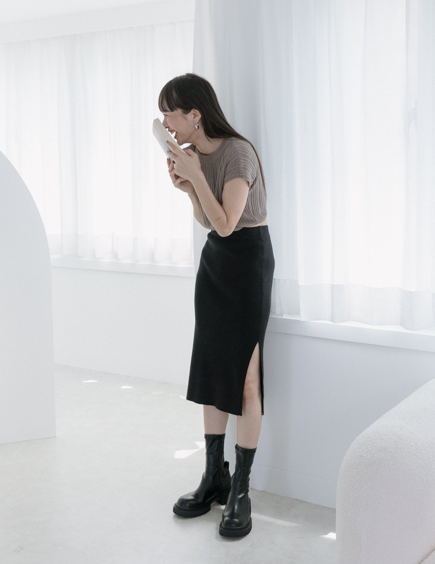 Eliza Skirt in Black
