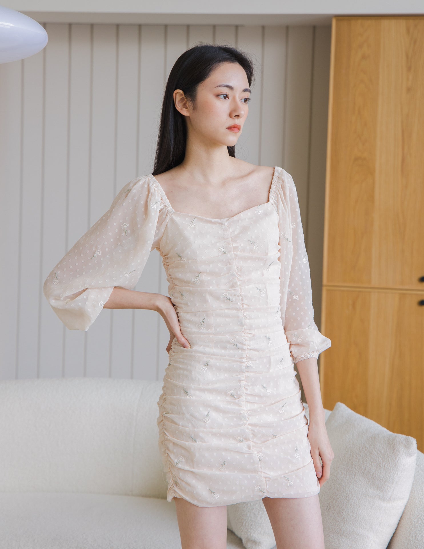 Arianna Dress in Cream