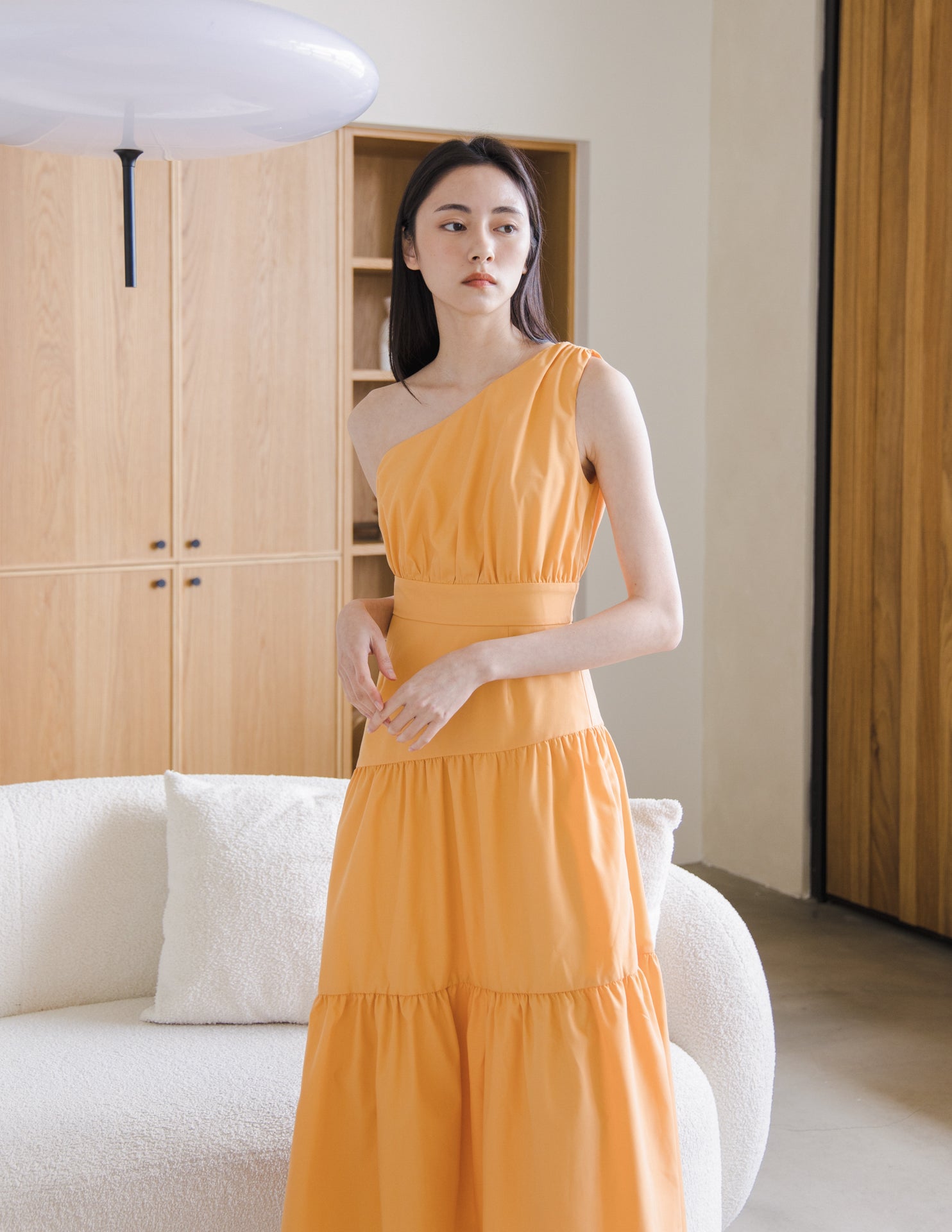Merlina Dress in Orange