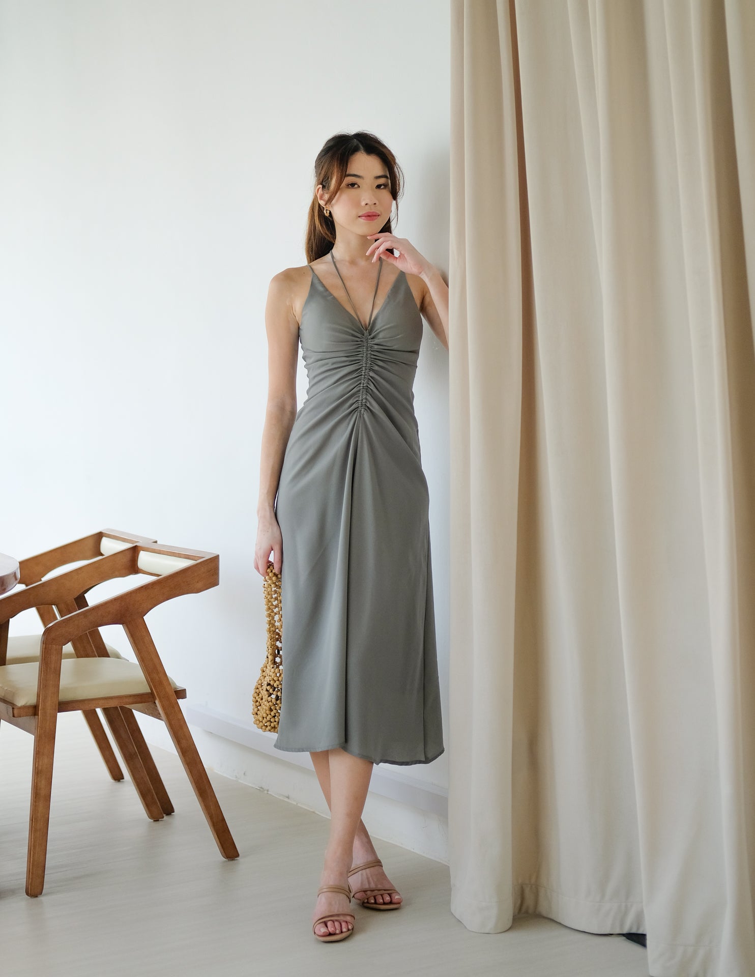 Elizabeth Dress in Teal