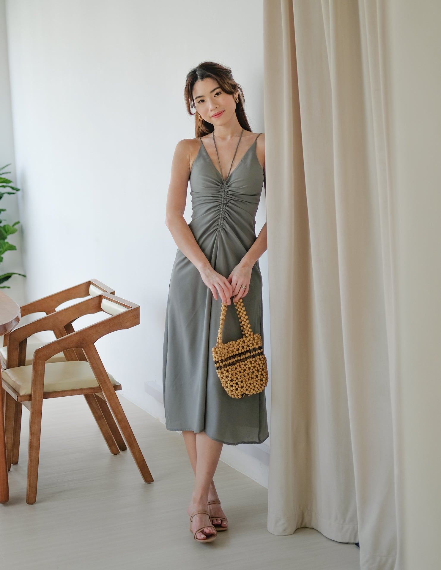 Elizabeth Dress in Teal