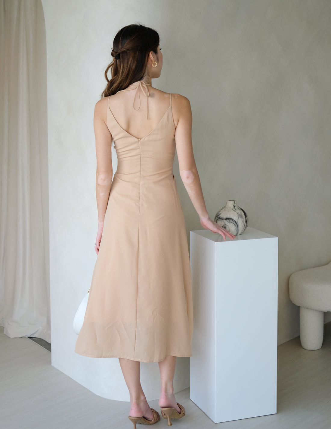 Elizabeth Dress in Sand